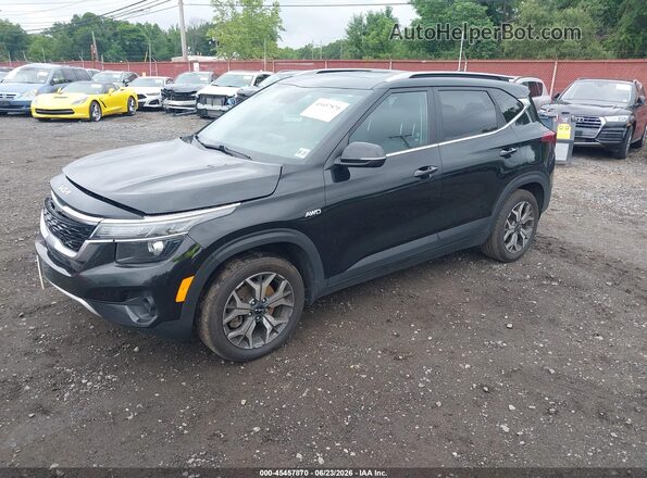 KNDERCAA2P7378875 2023 KIA SELTOS Черный Передняя левая четверть