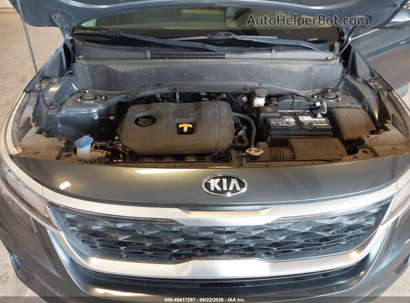 KNDERCAA3M7103608 2021 KIA SELTOS Gray უკანა ხედი