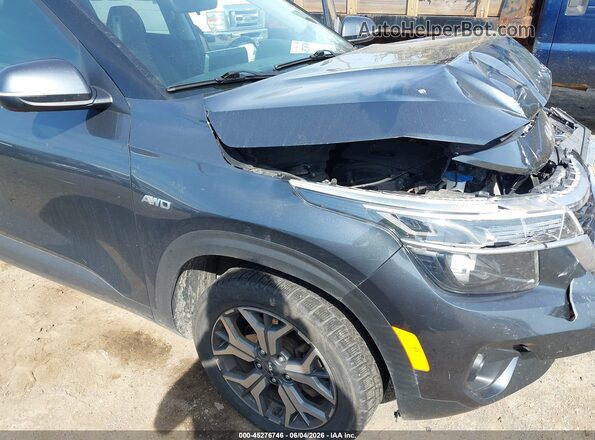 KNDERCAA3N7295596 2022 KIA SELTOS Gray წინა ხედი