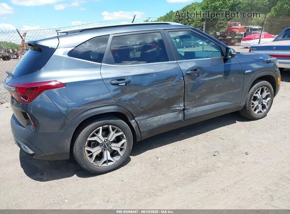 KNDERCAA5P7437269 2023 KIA SELTOS Синий Задняя правая четверть