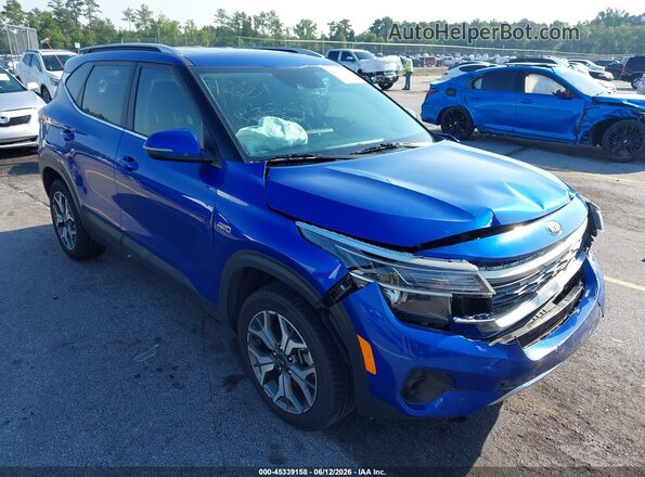 KNDERCAA6M7209664 2021 KIA SELTOS Blue Vista frontal