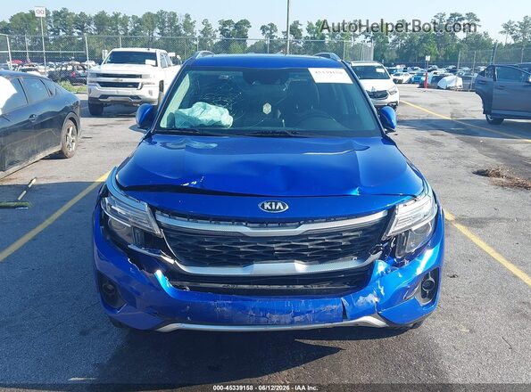 KNDERCAA6M7209664 2021 KIA SELTOS Blue Vista del cuadro de instrumentos
