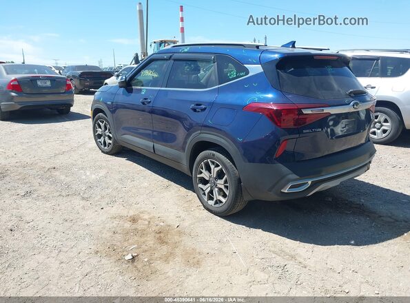 KNDERCAA8M7155302 2021 KIA SELTOS Blue უკანა მარცხენა