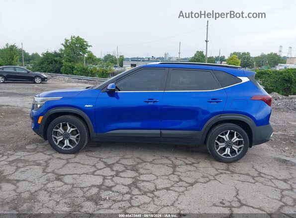 KNDERCAA9M7186171 2021 KIA SELTOS Blue Widok wnętrza z tyłu
