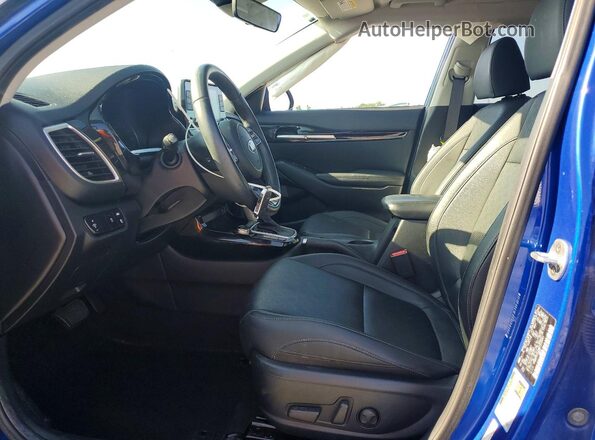 KNDERCAA9M7210341 2021 KIA SELTOS Blue Սալոնի դիմացի տեսք