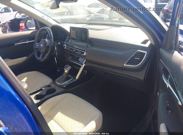 KNDETCA20M7156809 2021 KIA SELTOS Blue Vista interior delantera