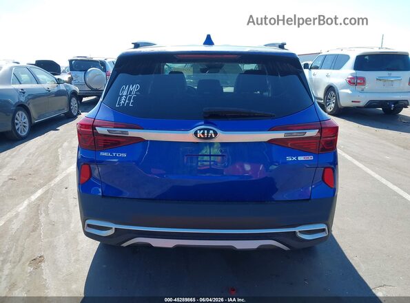 KNDETCA20M7156809 2021 KIA SELTOS Blue 