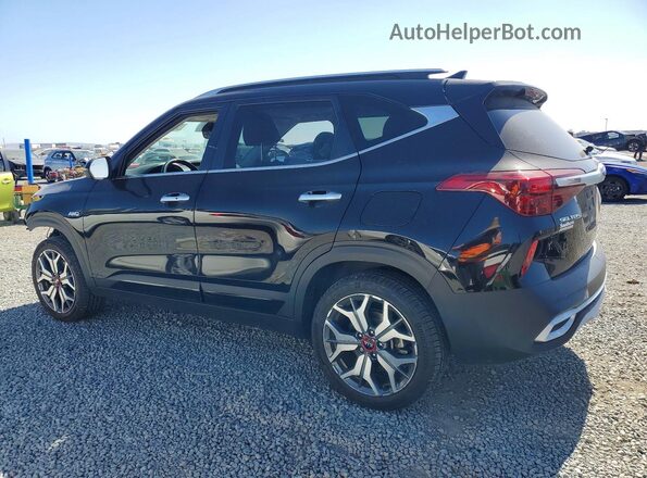 KNDETCA23M7150776 2021 KIA SELTOS Черный Задняя левая четверть