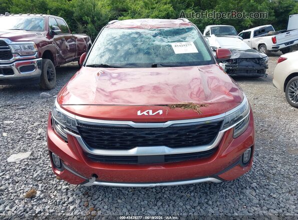 KNDETCA25P7357237 2023 KIA SELTOS Orange ხელსაწყოთა პანელის ხედი