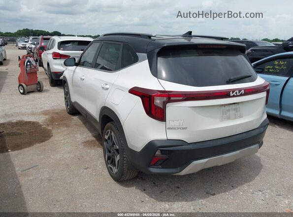 KNDETCA78R7585148 2024 KIA SELTOS White Задня ліва чверть