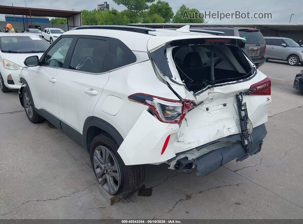 KNDEU2AA2M7108808 2021 KIA SELTOS White უკანა მარცხენა