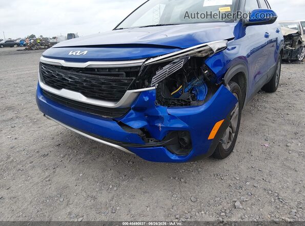 KNDEU2AA7N7344968 2022 KIA SELTOS Blue Вид спереду