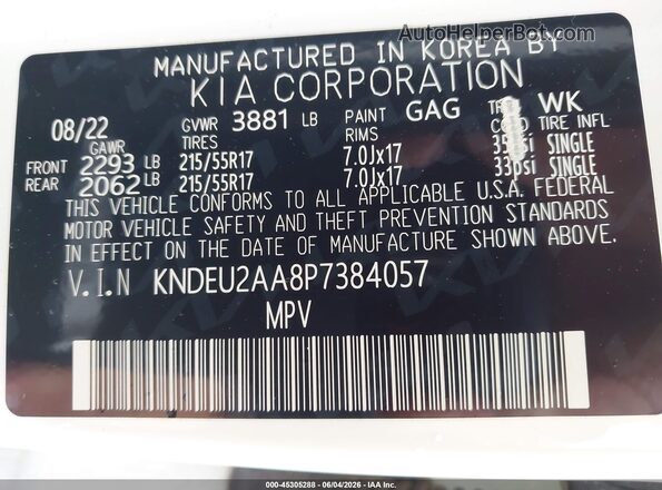 KNDEU2AA8P7384057 2023 KIA SELTOS White Vista del compartimento del motor