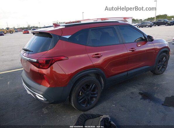 KNDEU2AA9P7378445 2023 KIA SELTOS Red უკანა მარჯვენა