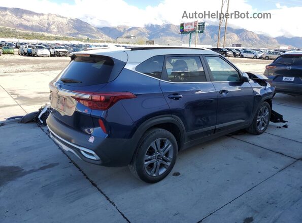 KNDEUCAA1M7202801 2021 KIA SELTOS Blue Rear right