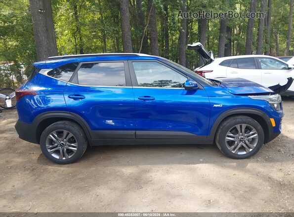 KNDEUCAA3P7350193 2023 KIA SELTOS Blue Rear interior view