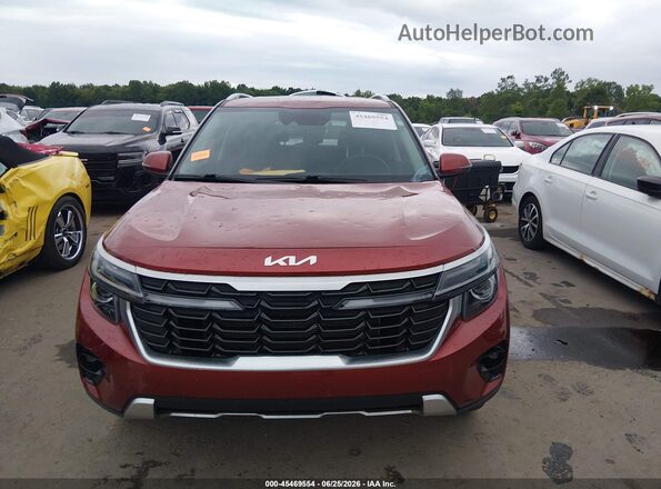 KNDEUCAA4R7570168 2024 KIA SELTOS Red Вид щитка приладів