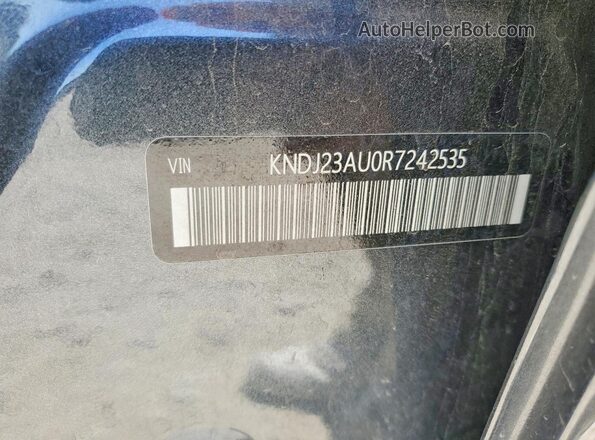 KNDJ23AU0R7242535 2024 KIA SOUL Gray Vista del compartimento del motor