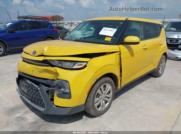 KNDJ23AU2L7050007 2020 KIA SOUL Yellow Przód lewy