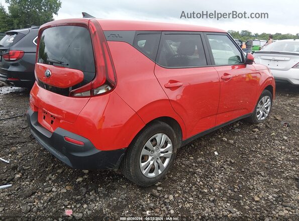 KNDJ23AU2L7730201 2020 KIA SOUL Красный Задняя правая четверть