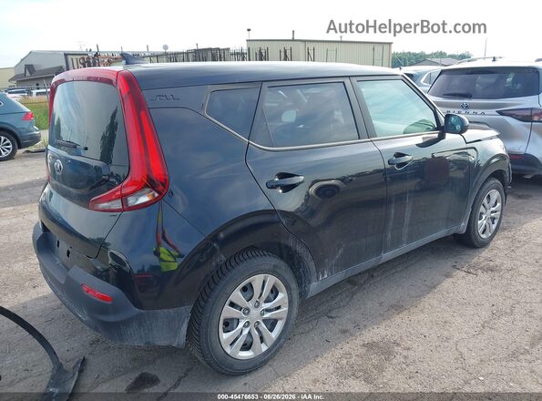 KNDJ23AU3M7786357 2021 KIA SOUL Black Задня права чверть