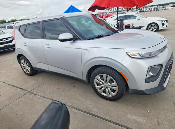 KNDJ23AU9L7073509 2020 KIA SOUL Silver Передня права чверть