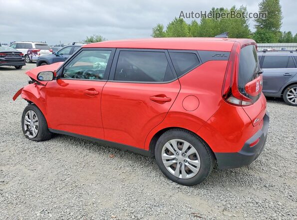 KNDJ23AU9L7725366 2020 KIA SOUL Red Задня ліва чверть