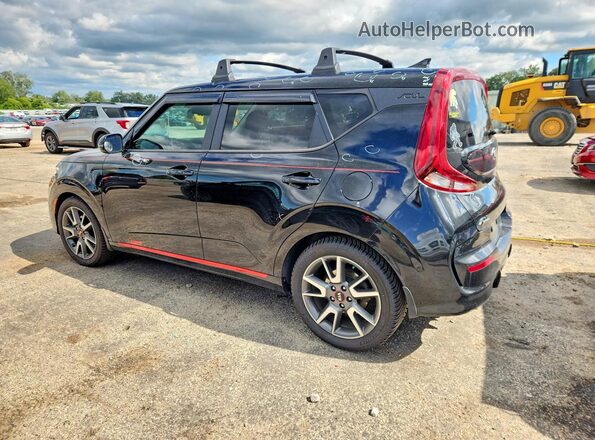 KNDJ53AF2M7744545 2021 KIA SOUL Black Հետևի ձախ