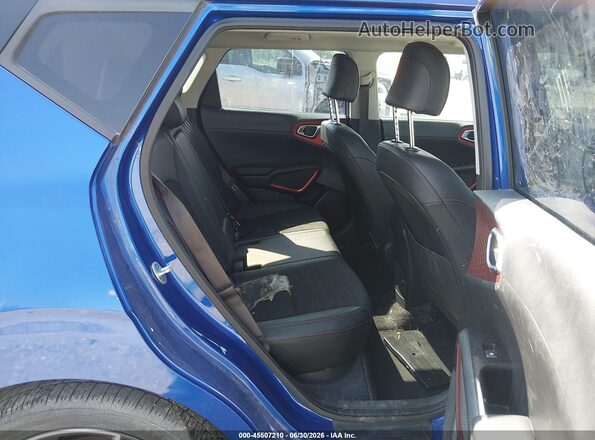 KNDJ53AF4L7017583 2020 KIA SOUL Blue VIN კოდის სტიკერის ხედი