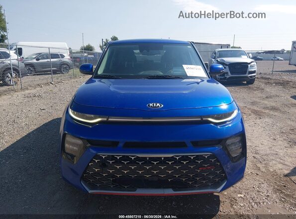 KNDJ53AF4L7017583 2020 KIA SOUL Blue ხელსაწყოთა პანელის ხედი