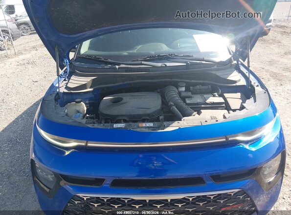 KNDJ53AF4L7017583 2020 KIA SOUL Blue უკანა ხედი