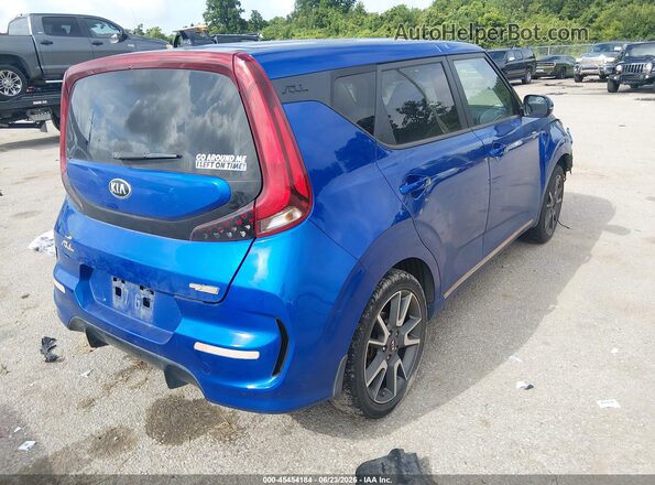 KNDJ63AU2M7748848 2021 KIA SOUL Синий Задняя правая четверть