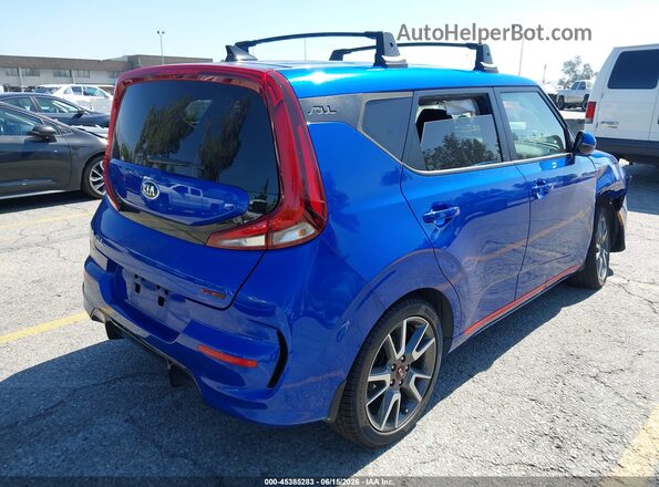 KNDJ63AUXM7749231 2021 KIA SOUL Blue Հետևի աջ