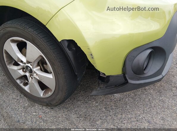 KNDJN2A20H7884073 2017 KIA SOUL Green Widok zestawu wskaźników