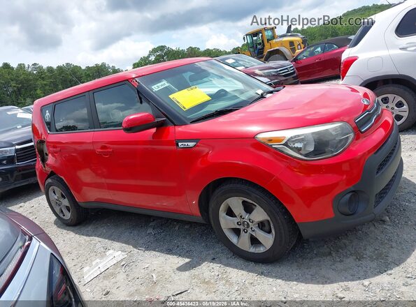 KNDJN2A21K7644151 2019 KIA SOUL Red Widok wnętrza z tyłu