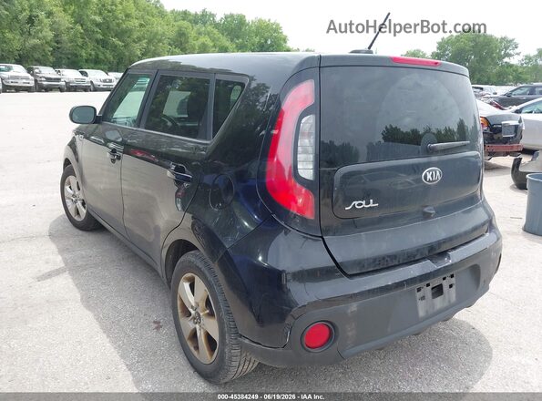 KNDJN2A21K7913345 2019 KIA SOUL Черный Задняя левая четверть