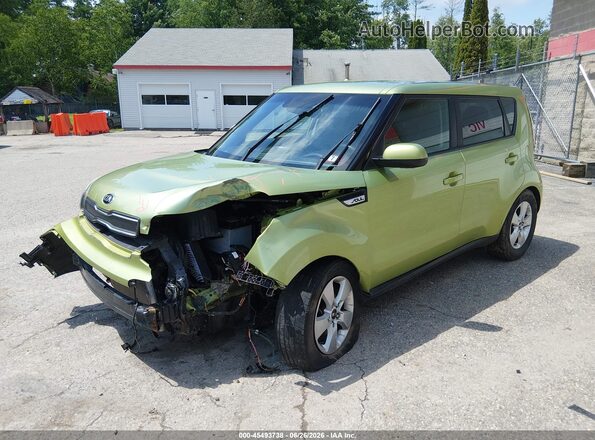 KNDJN2A22K7916075 2019 KIA SOUL Green Դիմացի տեսք