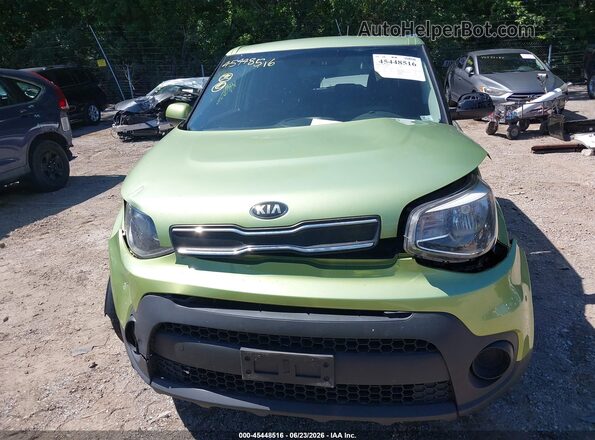 KNDJN2A23K7912617 2019 KIA SOUL Green Widok zestawu wskaźników
