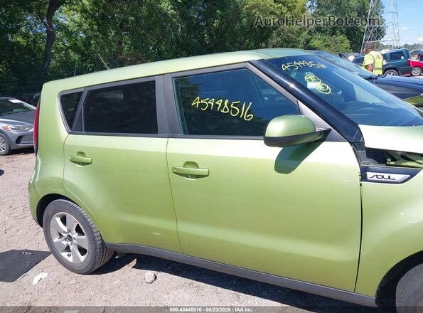 KNDJN2A23K7912617 2019 KIA SOUL Green Widok wnętrza z tyłu
