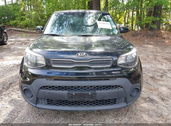 KNDJN2A24K7668007 2019 KIA SOUL Black Սարքավորումների վահանակի տեսք
