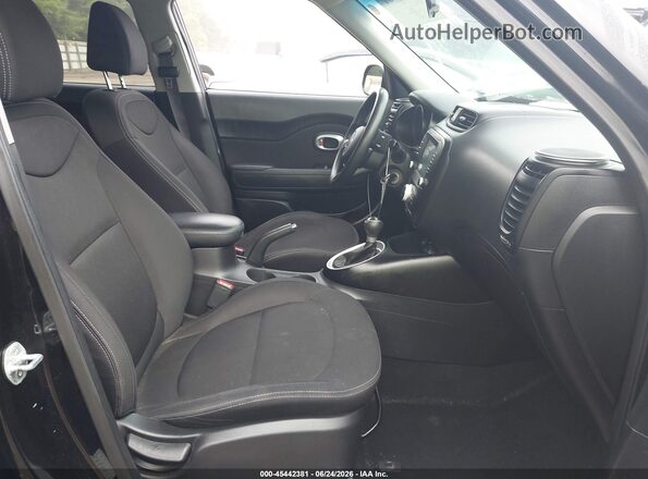 KNDJN2A24K7696308 2019 KIA SOUL Black Vista interior delantera