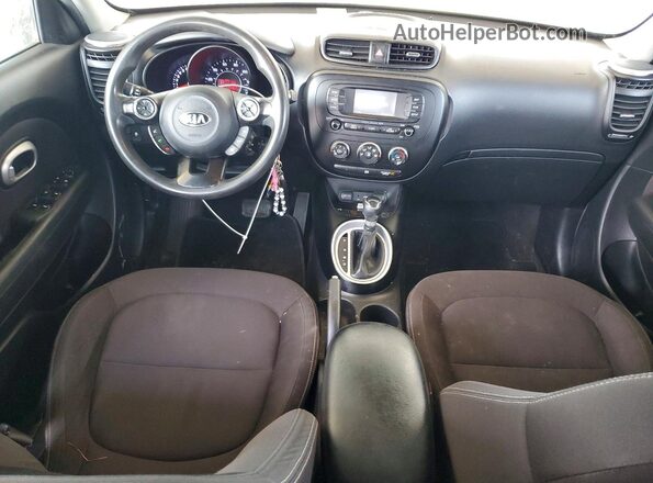 KNDJN2A25G7328114 2017 KIA SOUL Black Առջևի վահանակի տեսք