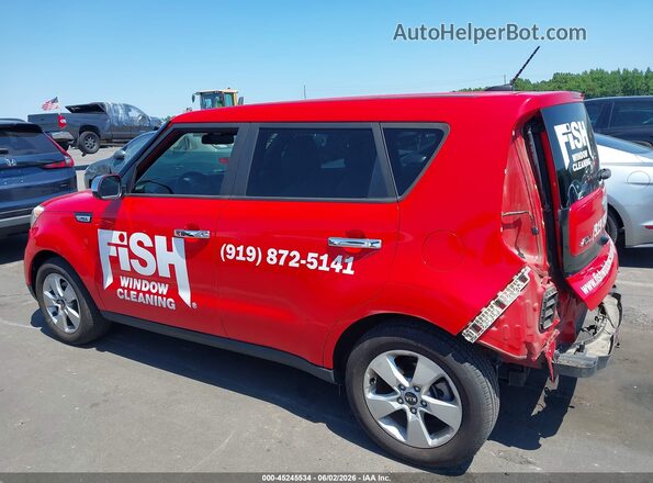 KNDJN2A25K7630172 2019 KIA SOUL Red 