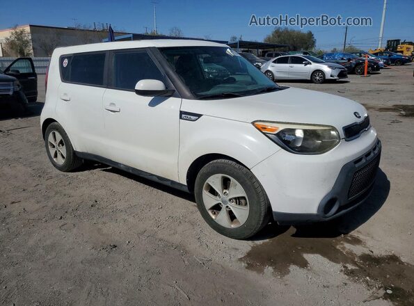 KNDJN2A26G7324038 2016 KIA SOUL White Przód prawy
