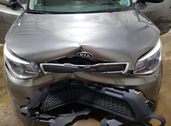 KNDJN2A26G7400910 2016 KIA SOUL Gray Շարժիչի բաժամունքի տեսք
