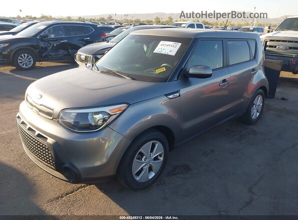 KNDJN2A27G7375161 2016 KIA SOUL Gray Front left