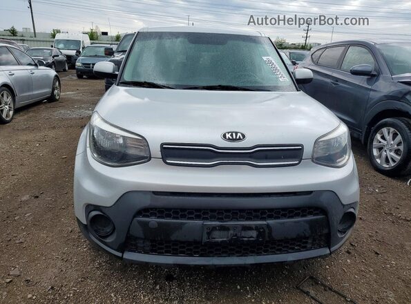 KNDJN2A27K7687960 2019 KIA SOUL Silver წინა ხედი