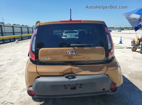 KNDJN2A29G7282240 2016 KIA SOUL Brown Հետևի տեսք