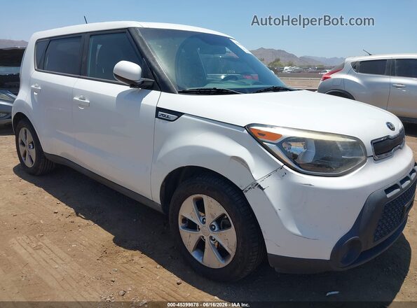 KNDJN2A29G7319254 2016 KIA SOUL White Դիմացի տեսք