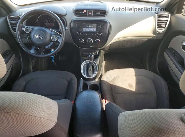 KNDJN2A29K7012269 2019 KIA SOUL White Widok deski rozdzielczej